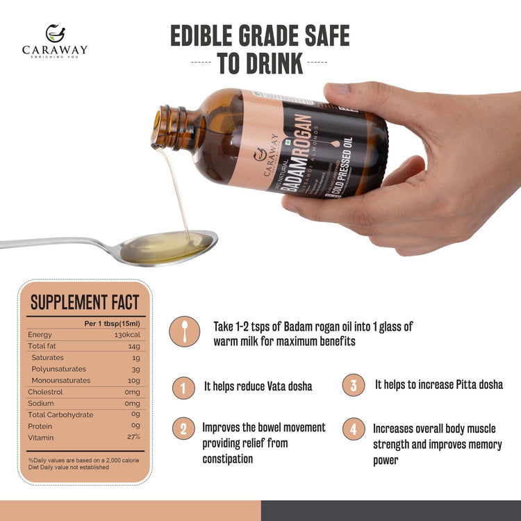 Almond Oil | Badam Rogan - Caraway