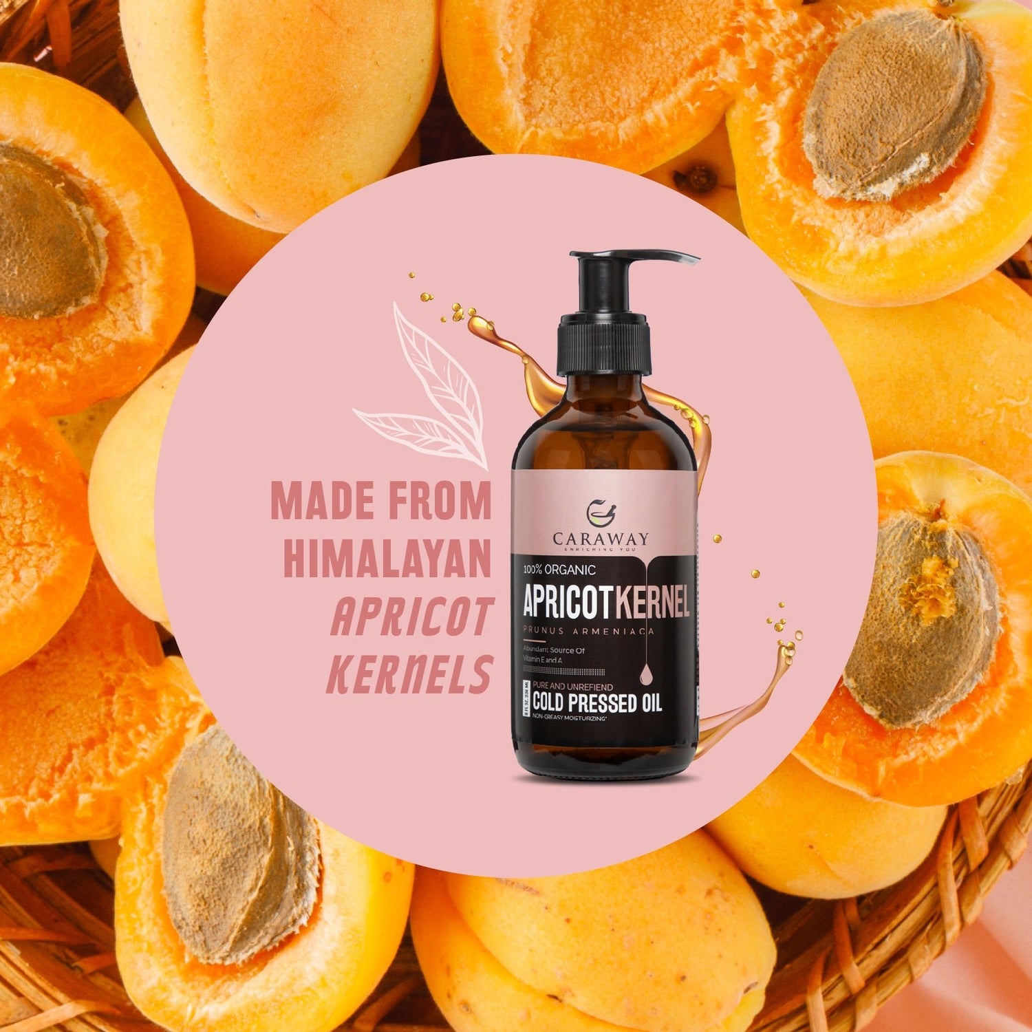 Apricot Oil| Bitter kernel oil - Caraway