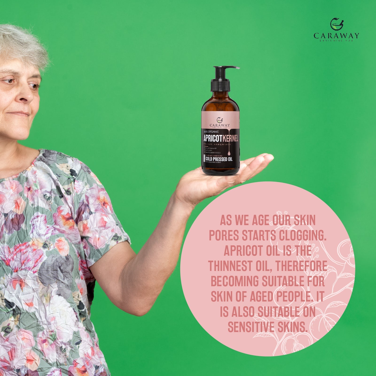 Apricot Oil| Bitter kernel oil - Caraway