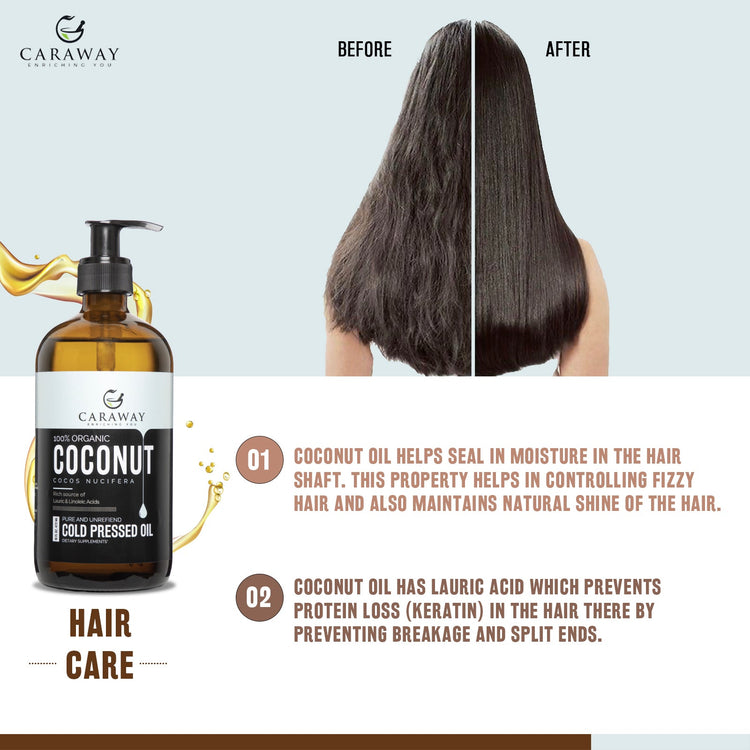 Coconut and castor oil - Caraway