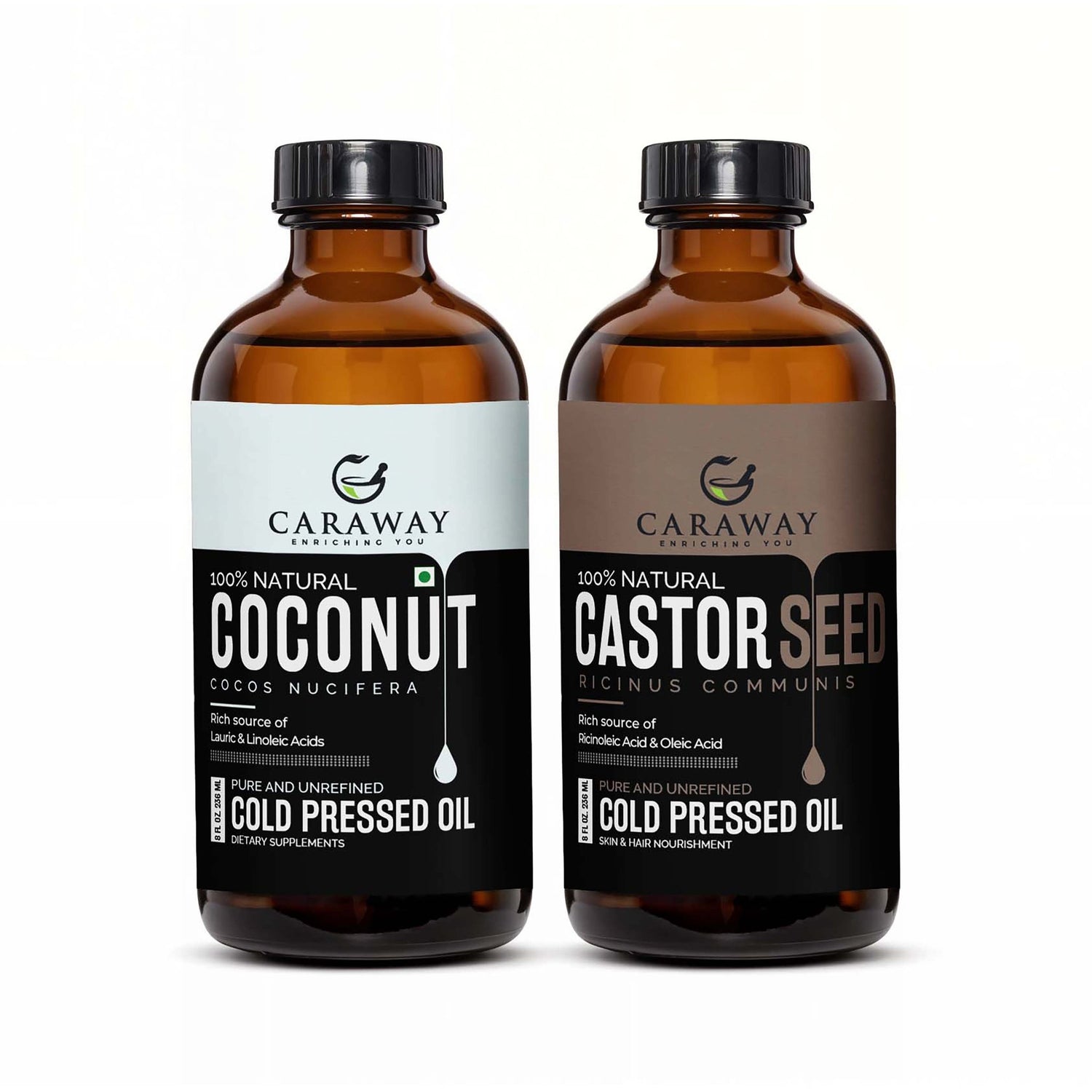 Coconut and castor oil - Caraway