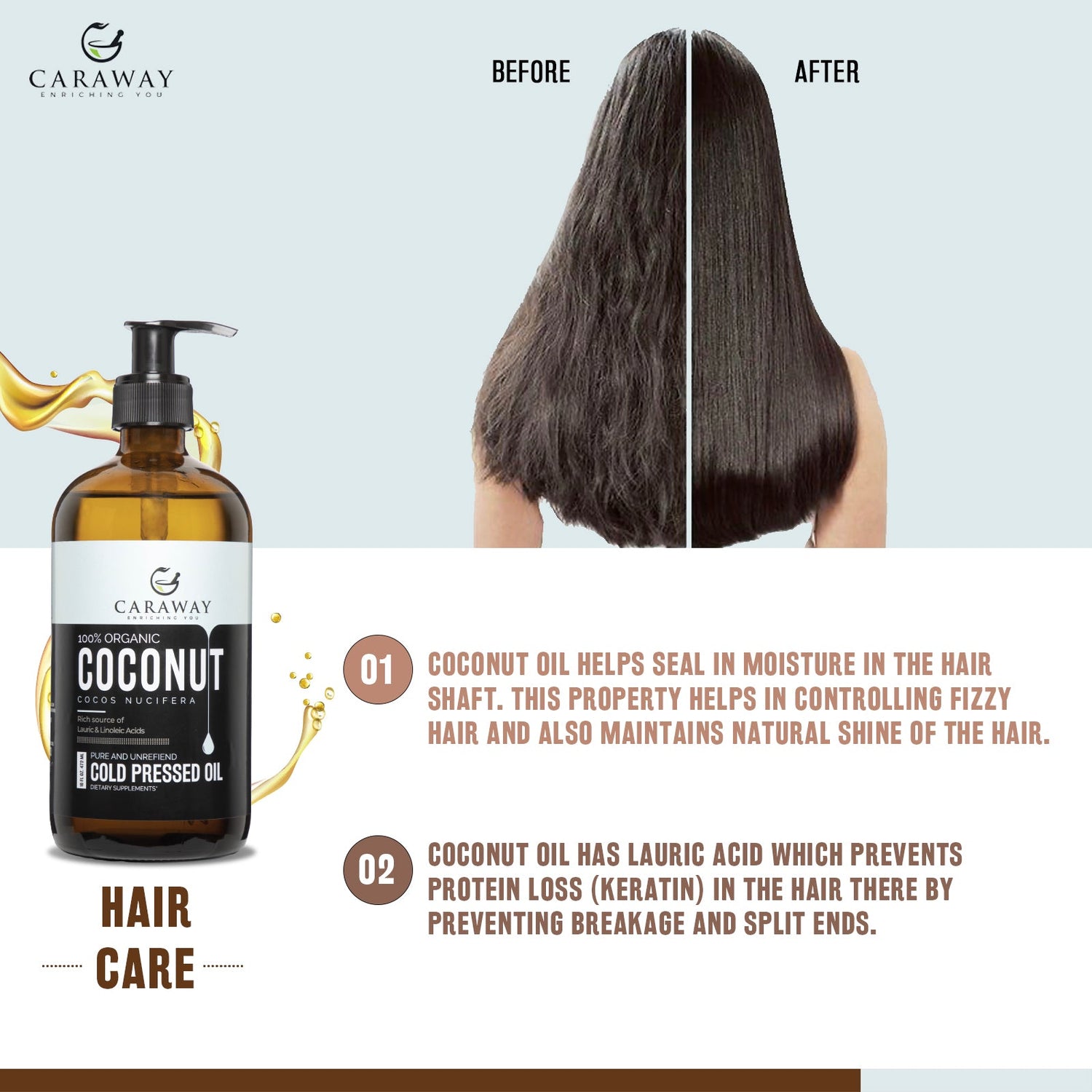 Coconut and Sesame oil - Caraway