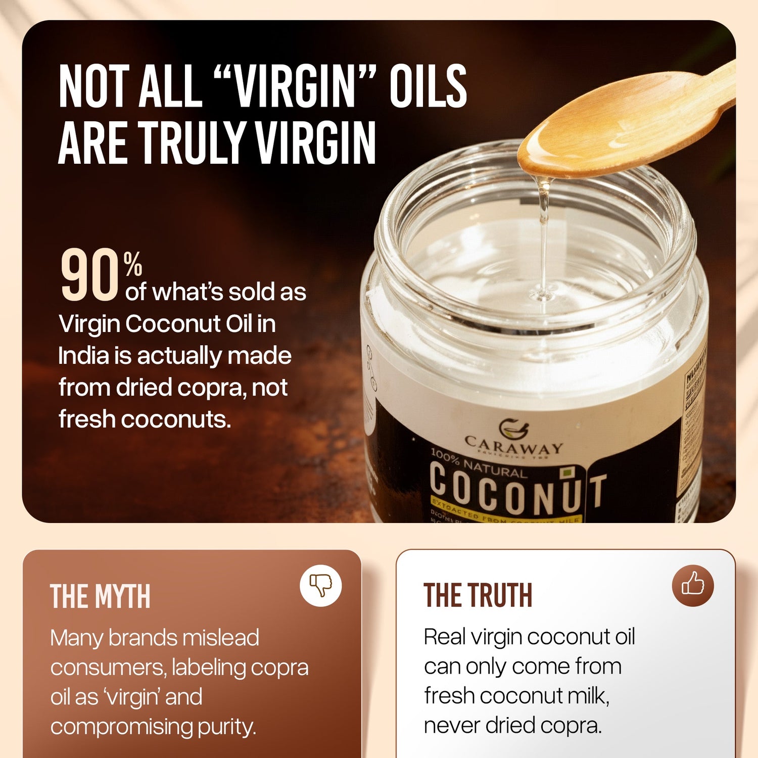 Extra Virgin Coconut Oil - Caraway