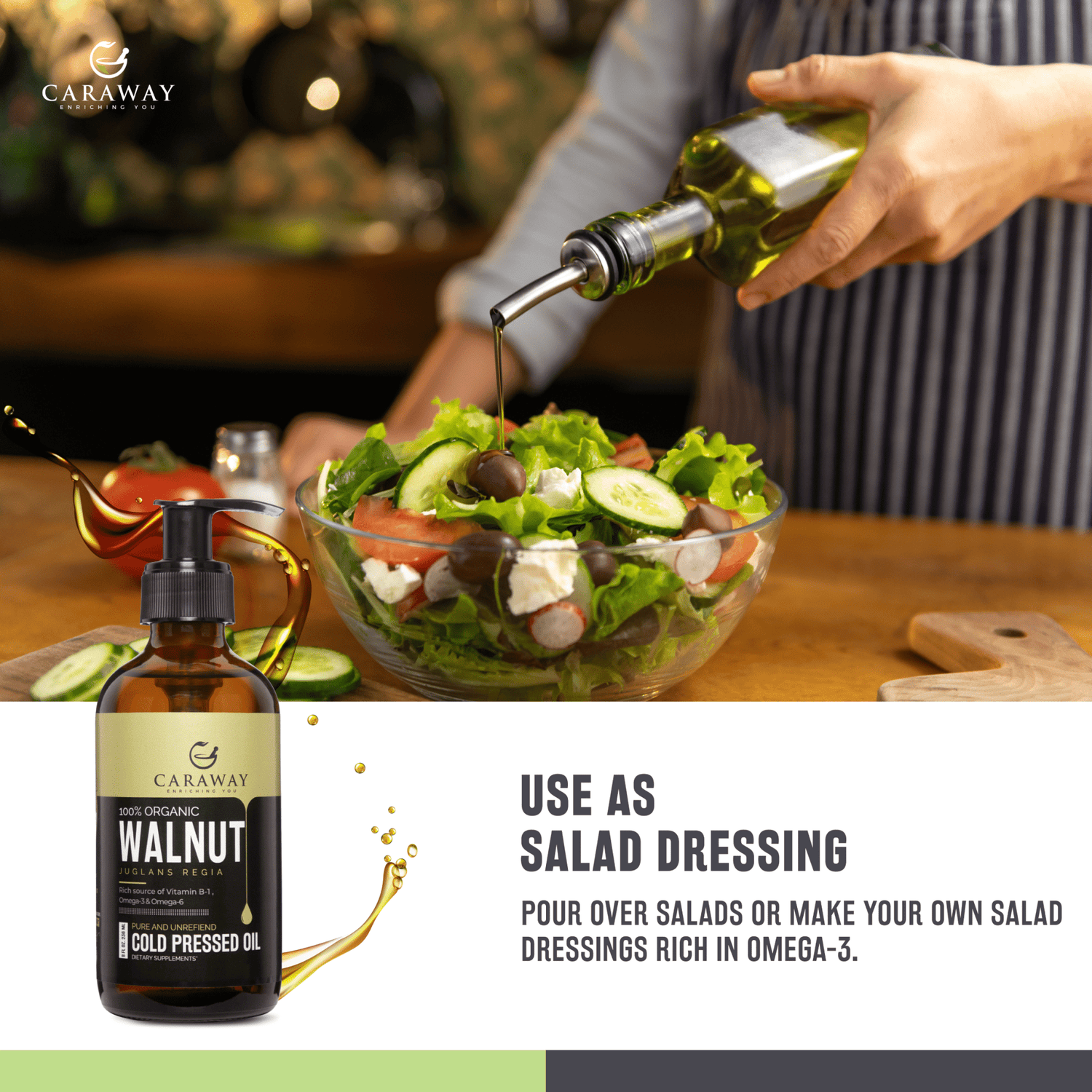 Walnut oil - Caraway